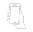 Hand holding phone icon